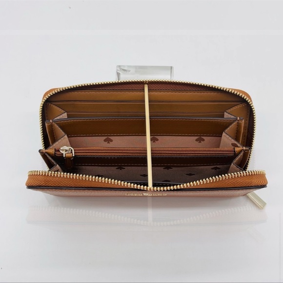 Kate Spade Leila Large Continental Wallet Brown - Picture 7 of 9